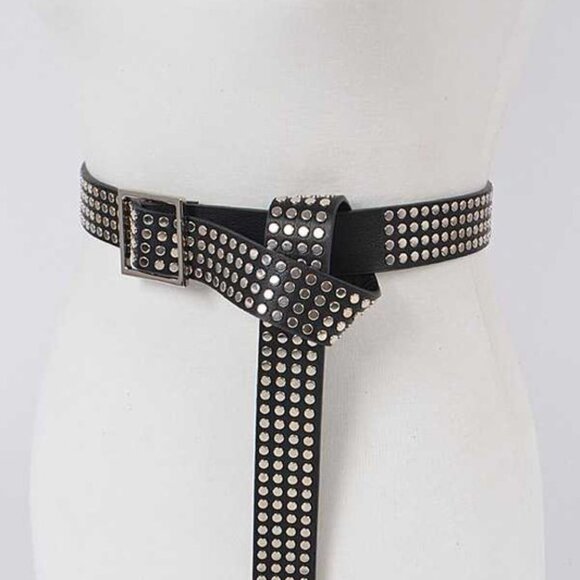 Extra Long Convertible Studded Belt - Picture 3 of 5